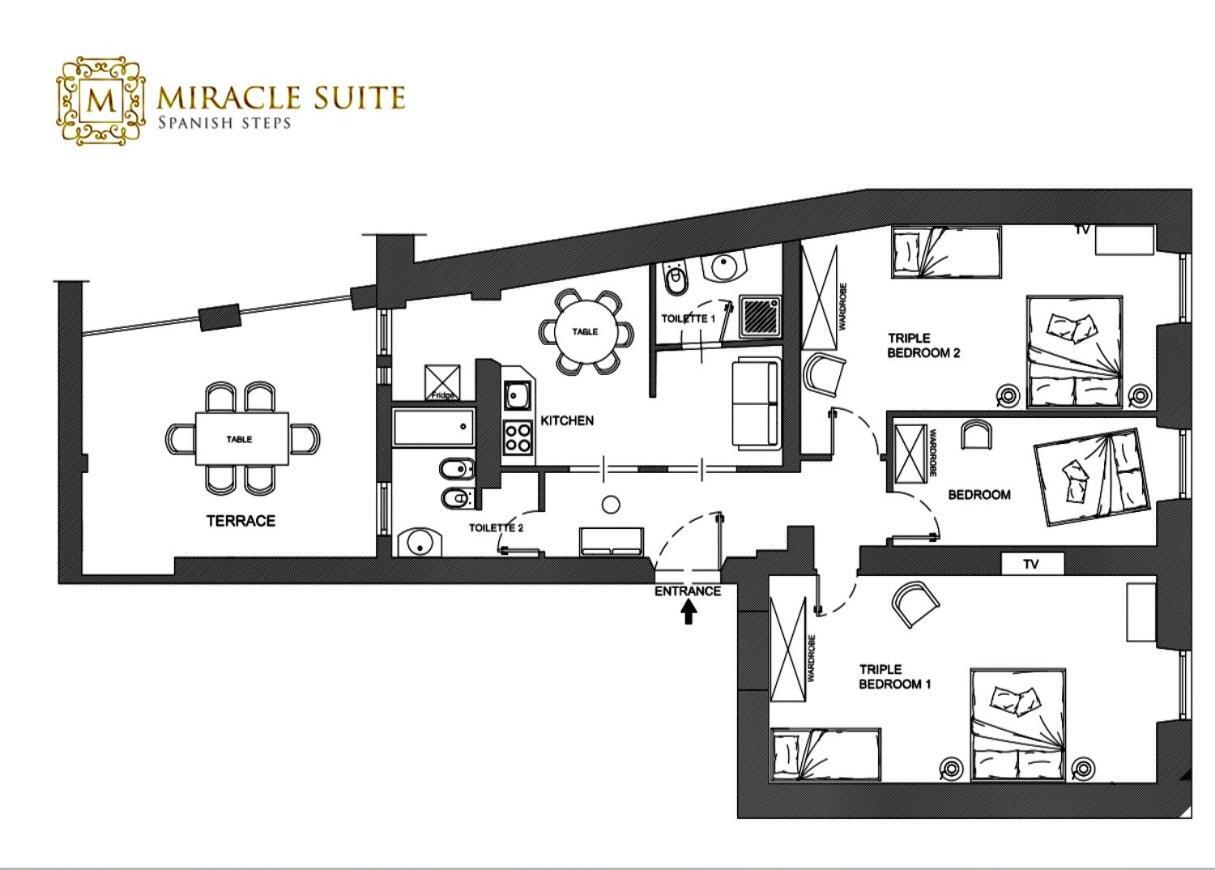 Spanish Steps Miracle Suite Rom Exteriör bild